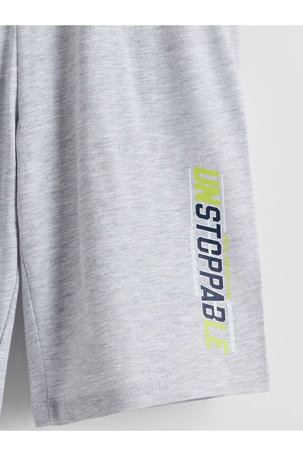 Beli Lastikli Erkek Çocuk Pijama Şort 2'li - 6