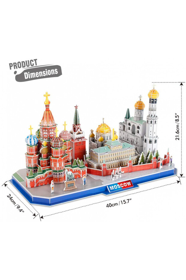 - Puzzle 3D Moscova 204 piese - 7