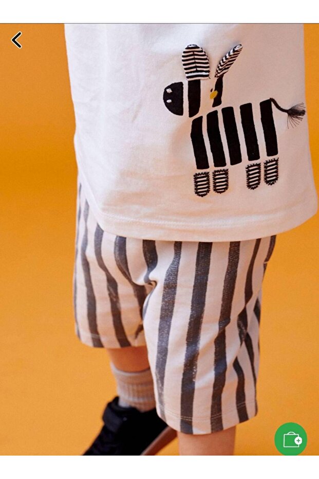 Men's Zebra Patterned Top and Bottom Set - 4