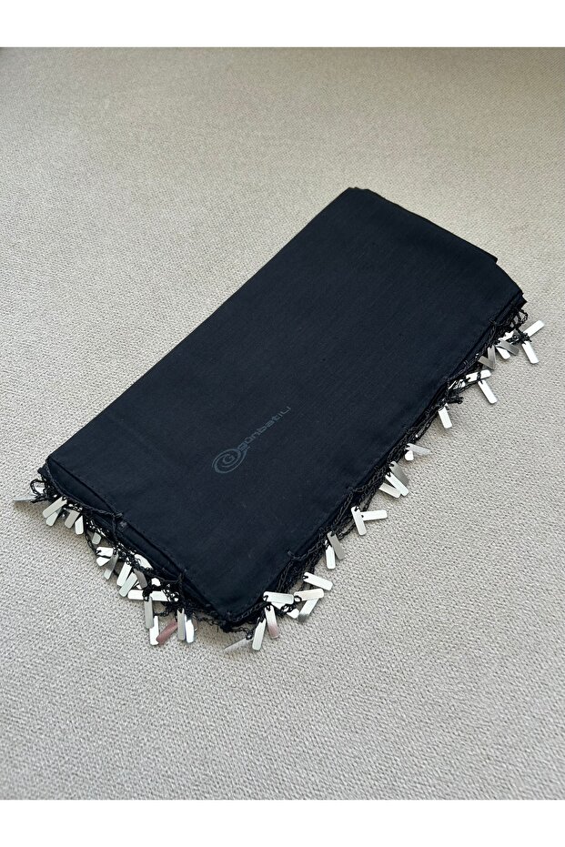 Hand Made Sequin Writing Cheesen Cloth Sequin Yemeni Handwork 100X100 cm