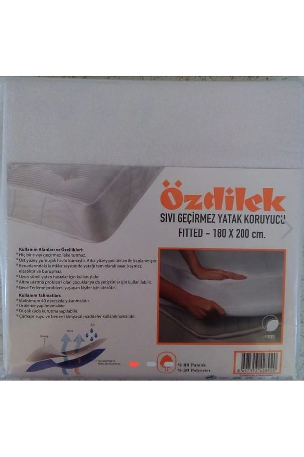 Sıvı Geçirmez Fitted Alez Yatak Koruyucu Her Boyutta Tek - Çift Kişilik - 3