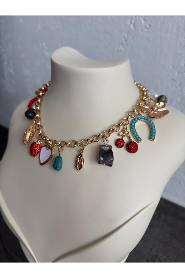 FİGÜRLÜ CHARM KOLYE - 1