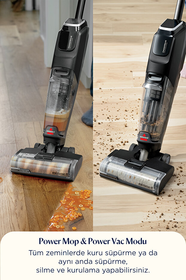 CrossWave OmniForce Edge Pro Islak&Kuru Süpürme ve Silme Makinesi - 6