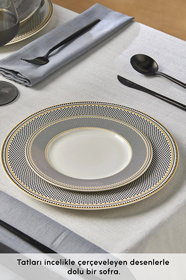 Elegance Bone Globe 24 Parça 6 Kişilik Yemek Takımı - 5