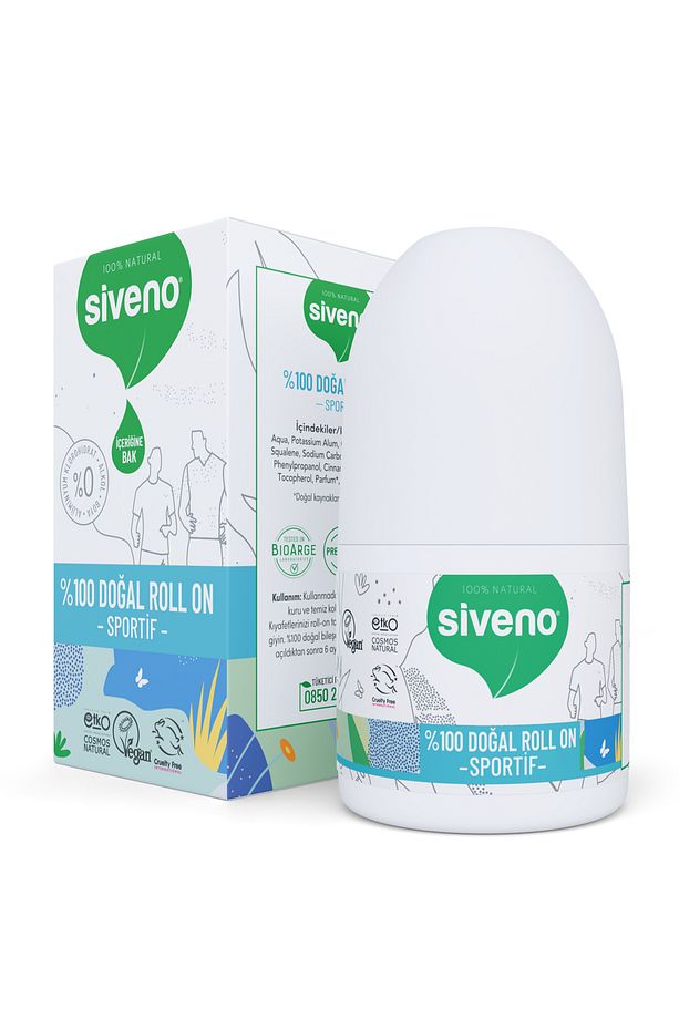 %100 Doğal Roll-on Sportif Sporcu Deodorant Ter Kokusu Önleyici Bitkisel Lekesiz Vegan 50 ml - 7