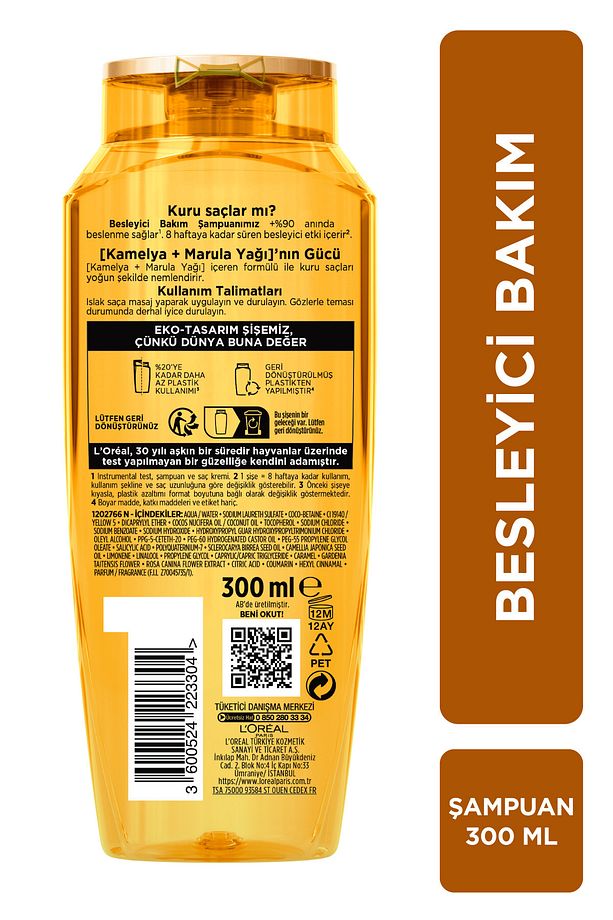Mucizevi Yağ Besleyici Bakım Şampuan 300ml 3'lü Set - 8