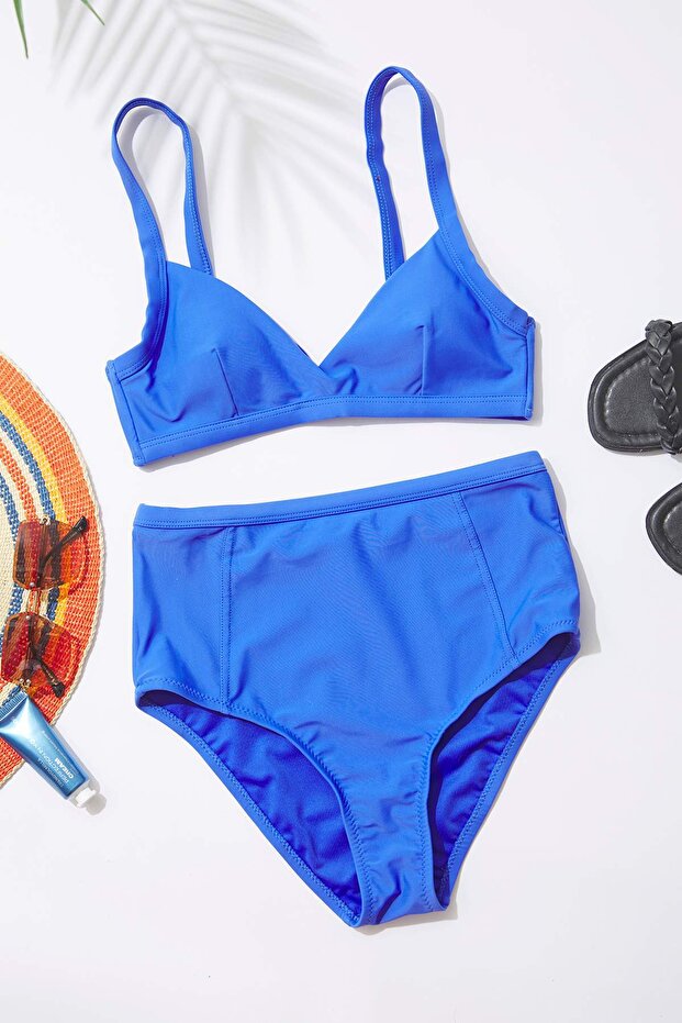 Saks Bralette Kaplı Bikini Üstü TBESS25BU00020 - 1