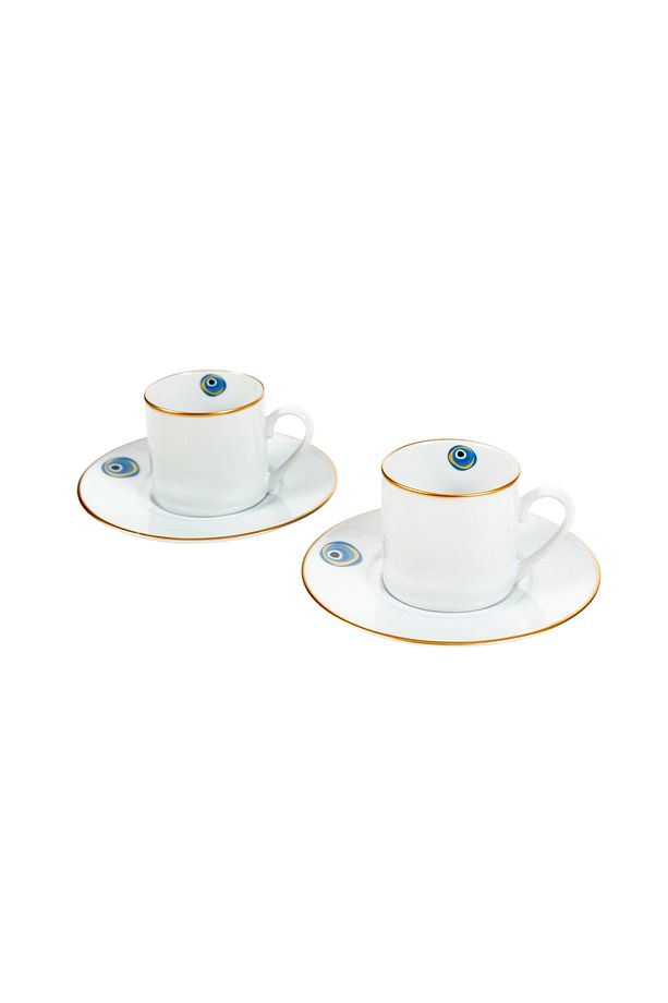 Nazar Kahve Fincanı Seti 2 Li 90 Ml - 1