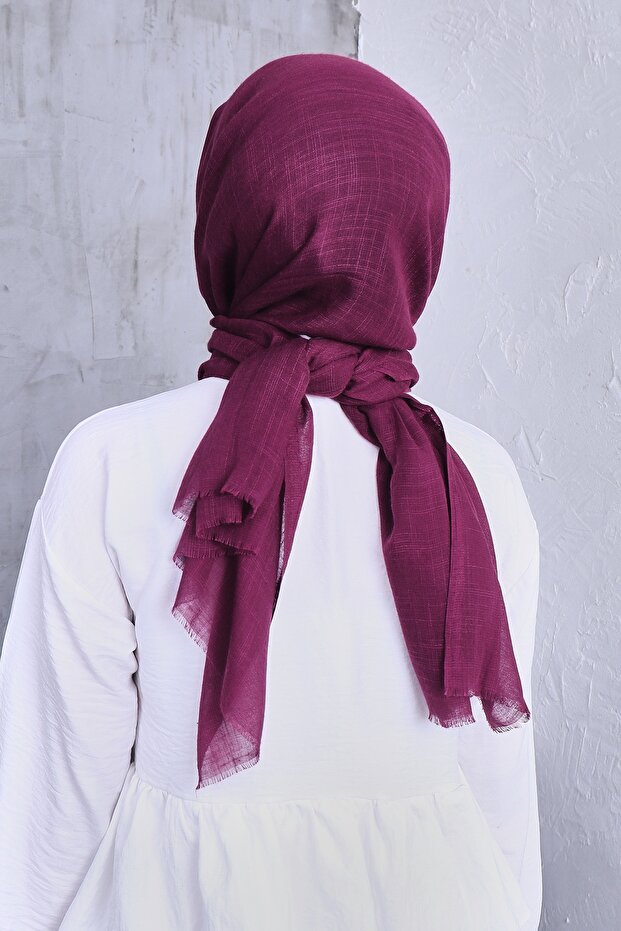 شال بلون سادة ملون ملتهب - 3