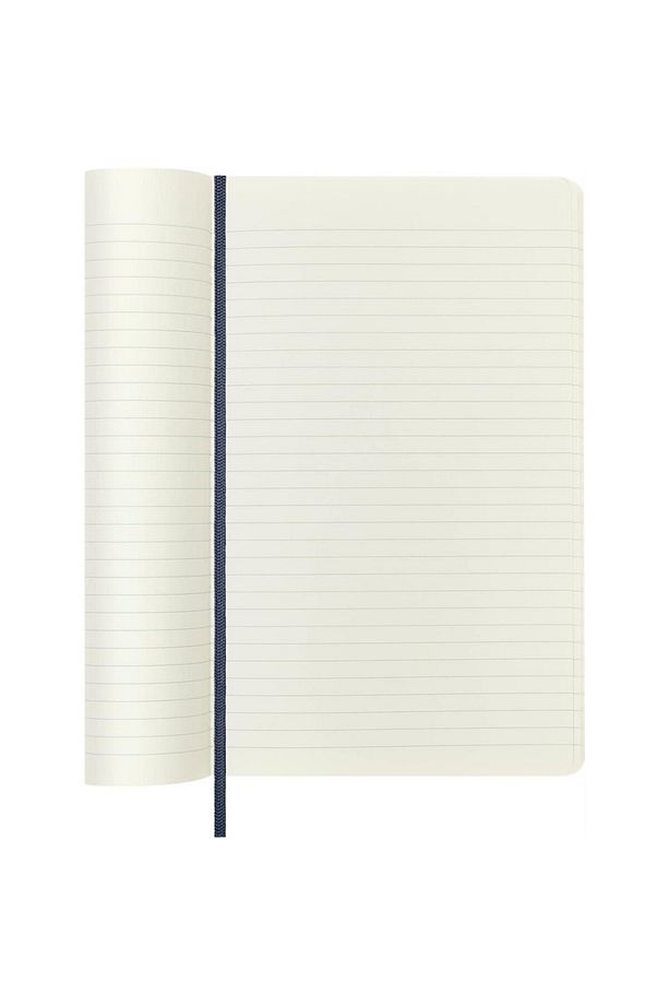 Çizgili Safir Mavi Defter L Boy Soft Kapak - 4