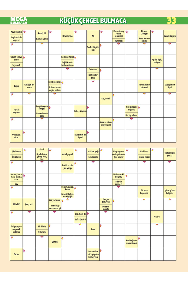 Çengel Bulmaca 003 - 4