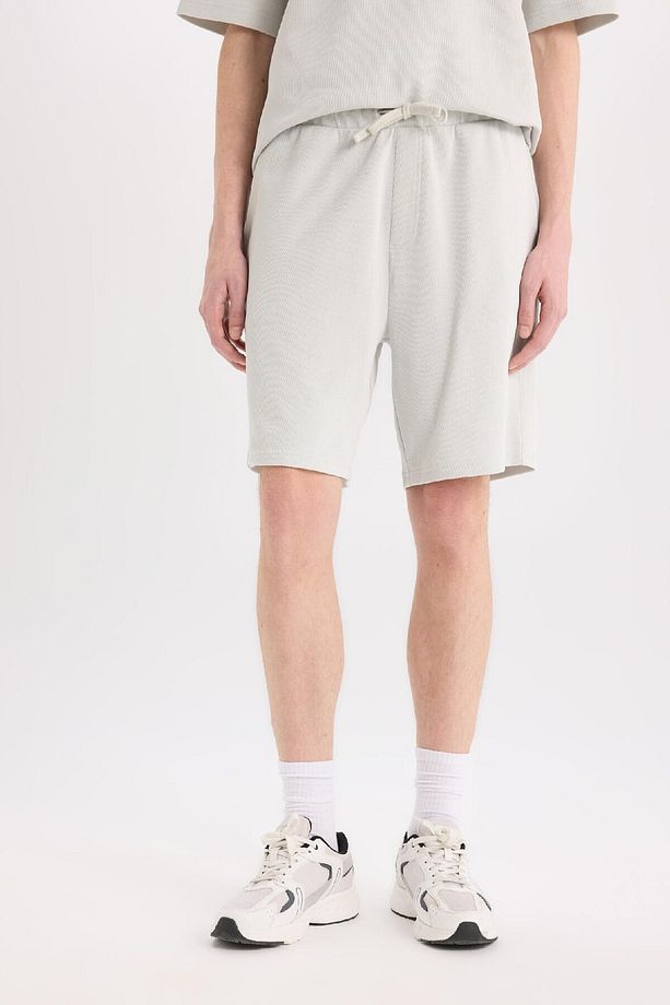 %100 Pamuk Regular Fit Düz Paça Şort E0442ax25sm - 1