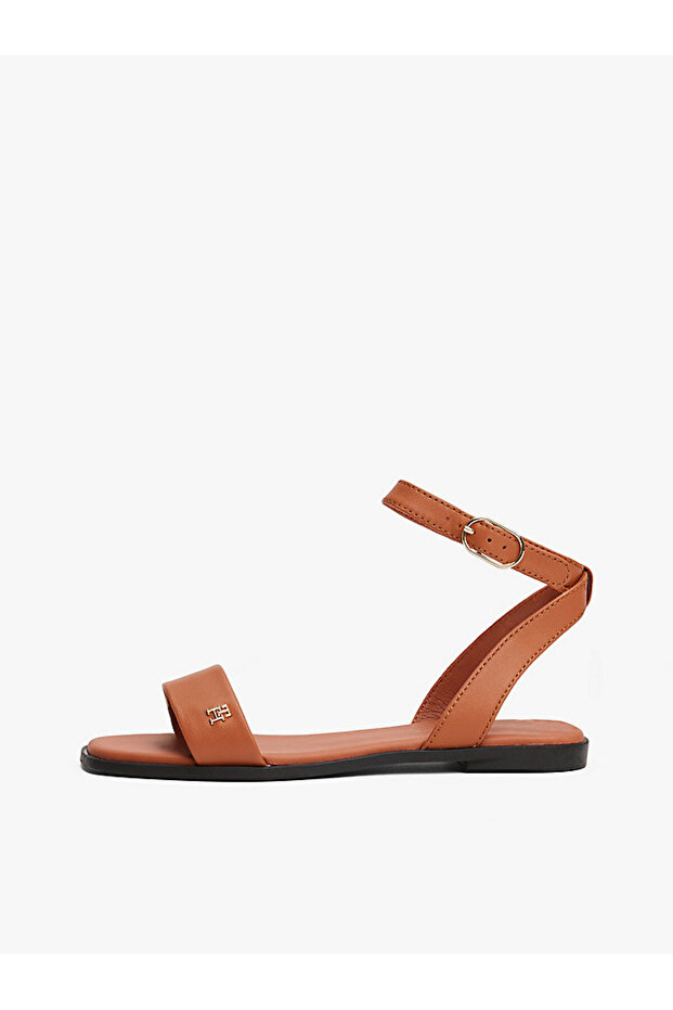 ANKLE STRAP LEATHER SANDAL - 7