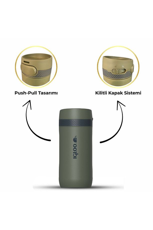 Squid Termos 410ml-HAKİ - 3