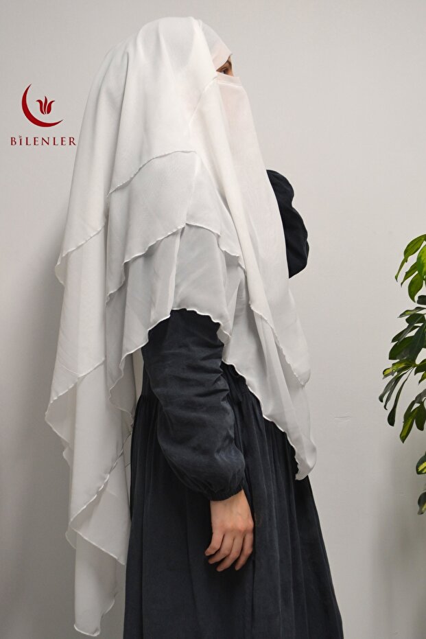 3 Layer Chiffon Soufflé (Practical Shawl) - 4