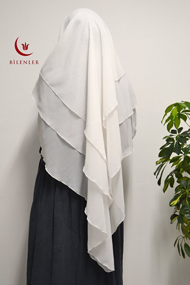 3 Layer Chiffon Soufflé (Practical Shawl) - 1