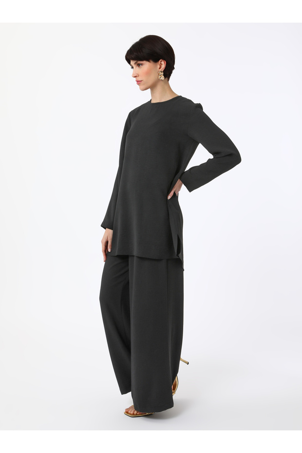 Aerobin Basic Tunik&Pantolon İkili Takım - Siyah - - 6