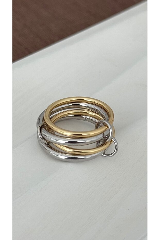 Çelik 4lü Yüzük - 1