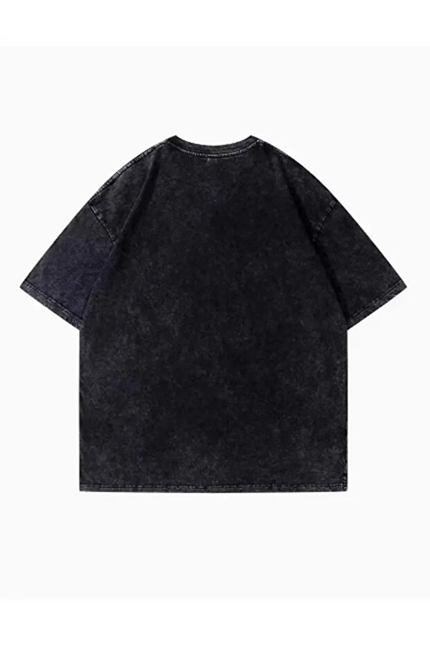 تيشيرت كبير الحجم بطبعة فيونكة - 4