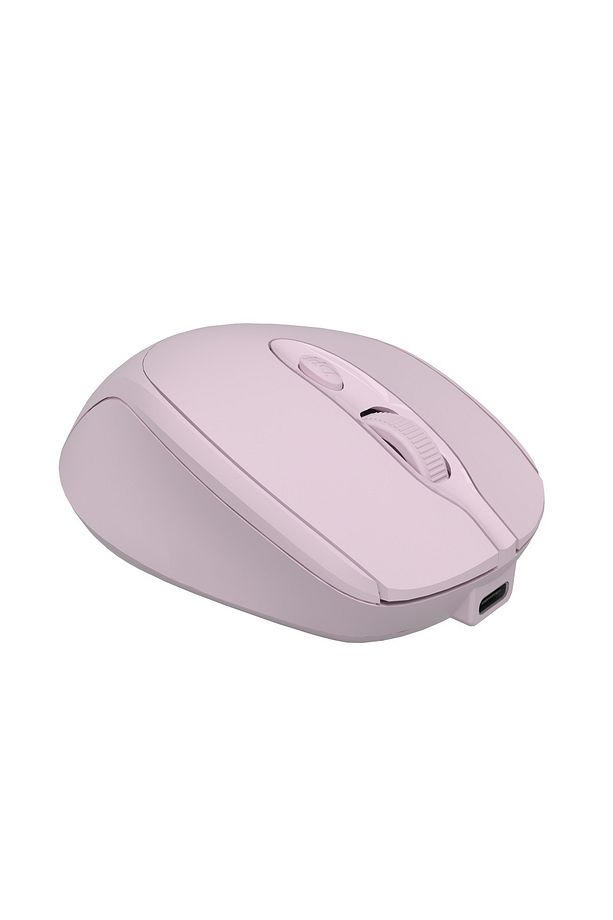 CBT16 Bluetooth + 2.4 Ghz Şarj Edilebilir Kablosuz Mouse - Pembe - 6