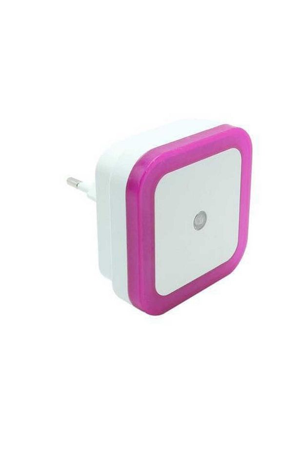 Fotoselli Led Gece Lambası, Pembe Renk Sensörlü Gece Lambası, 1 Watt Pembe Renk Led Gece Lambası - 4