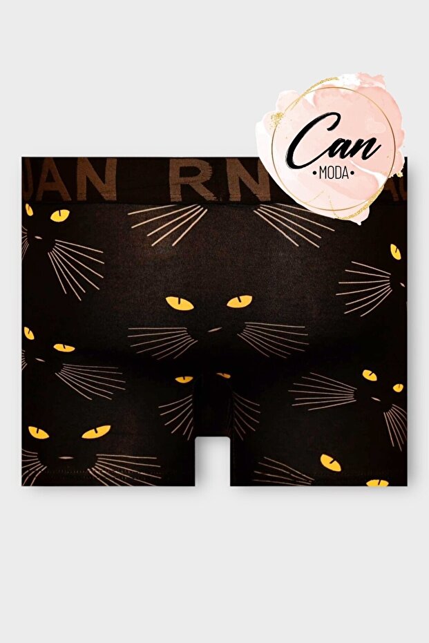 بوكسر رجالي بنقشة قطة - DB232 - 3