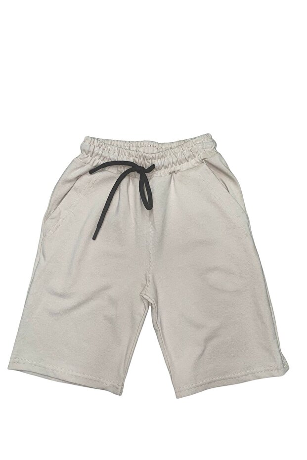 Pike Çocuk Cepli Bej Şort - 2