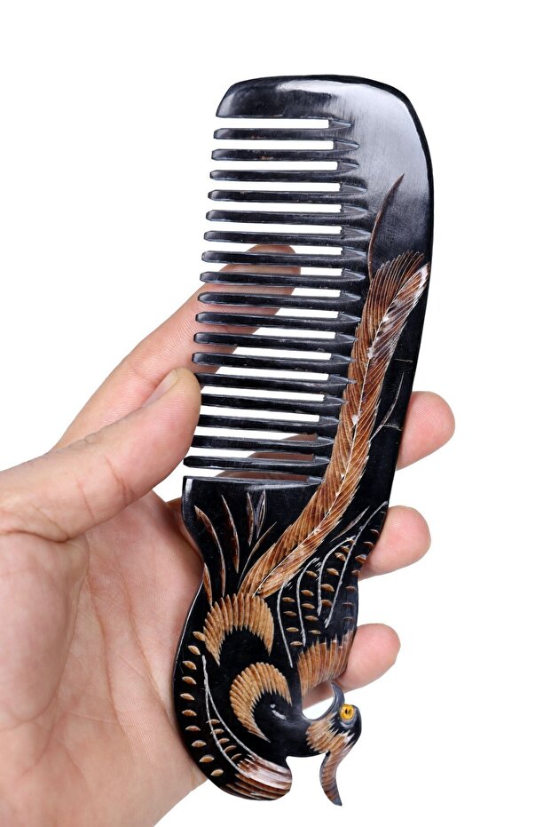 Peacock Comb with Bones - 5