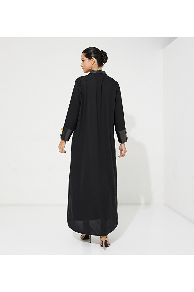 Leather Abaya - 4