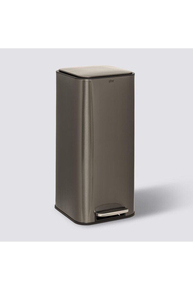 DELTA 30 LT.ÇÖP KUTUSU/KARE-GRİ - 1