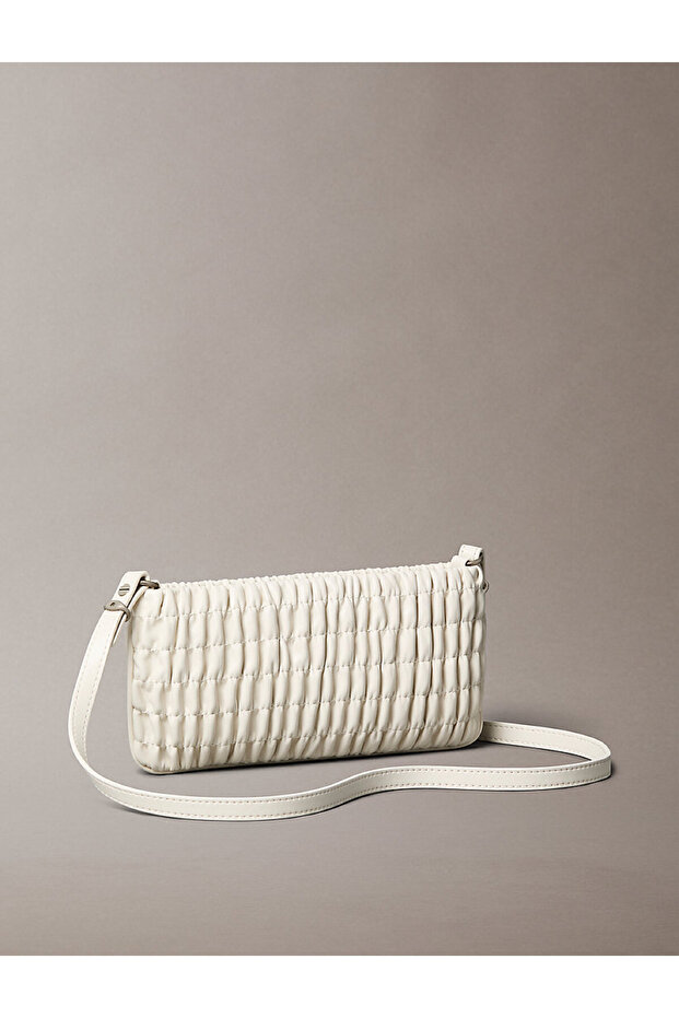 ROUCHED ZIP TOP BAG - 2