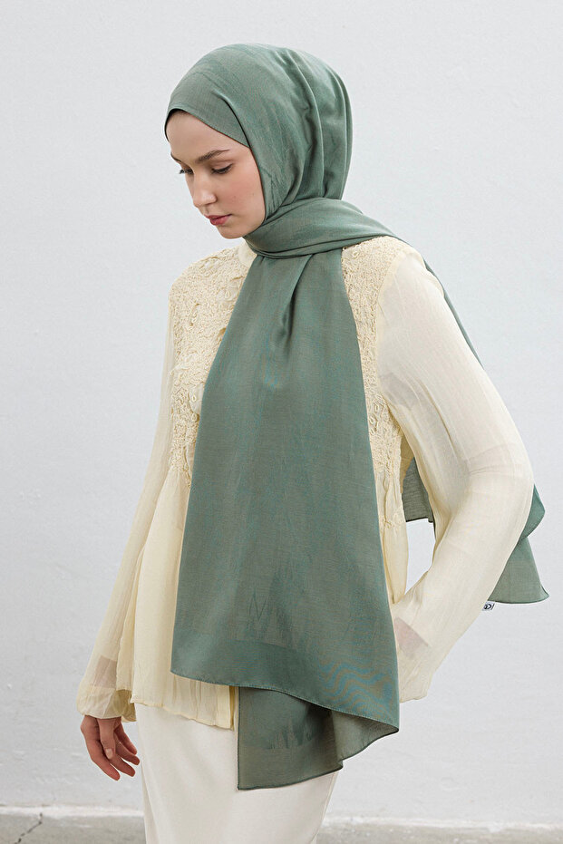 Cotton Line Şal Mint - 3