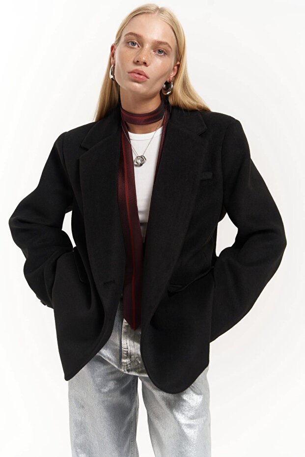 Howell Siyah Blazer Ceket - 7