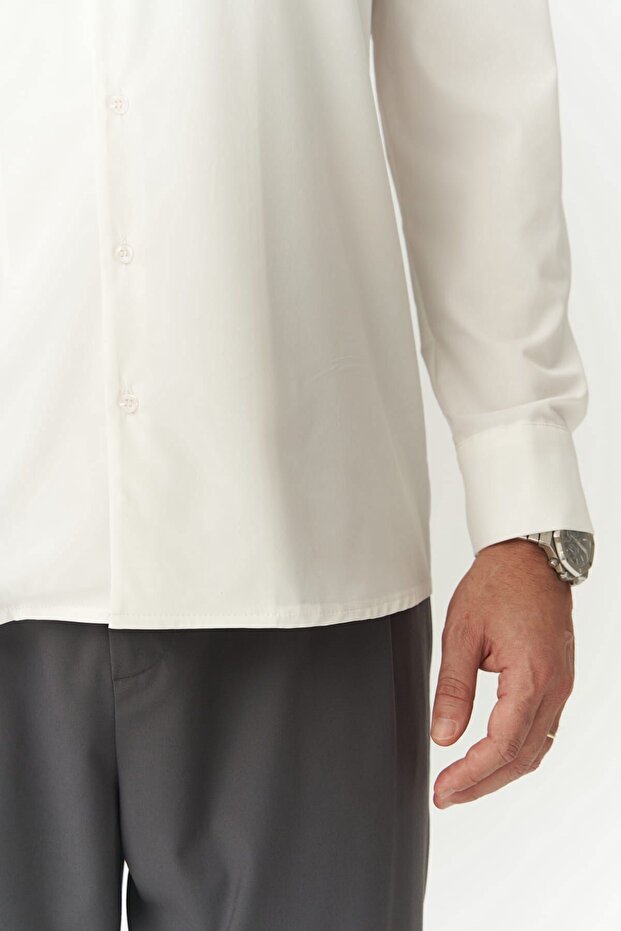 Conroy Beyaz Erkek Gömlek - 7