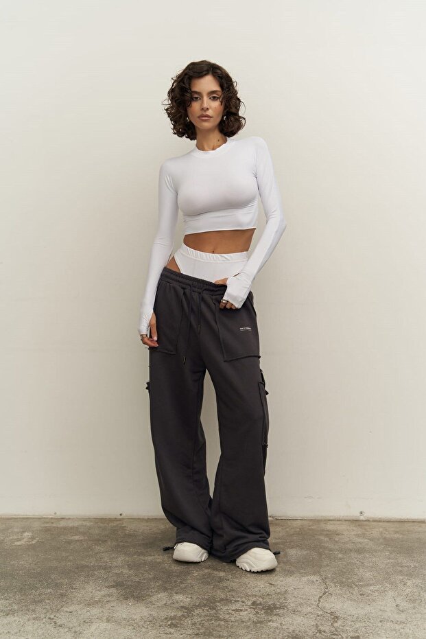 Biance Beyaz Crop - 2