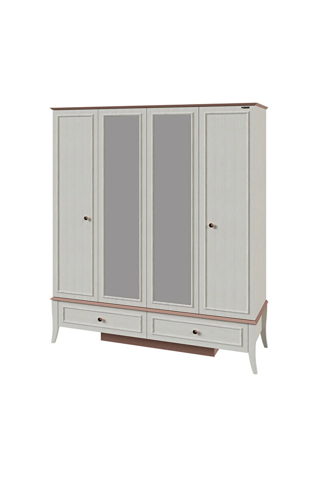 Ruby 4 Kapaklı Dolap - 1