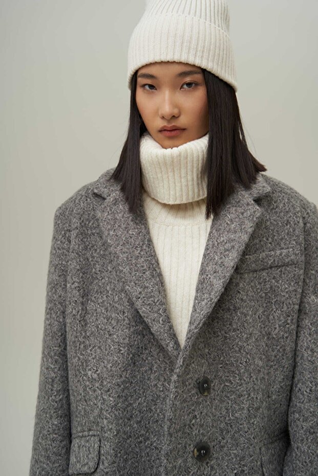 Enzo Antrasit Blazer Ceket - 8