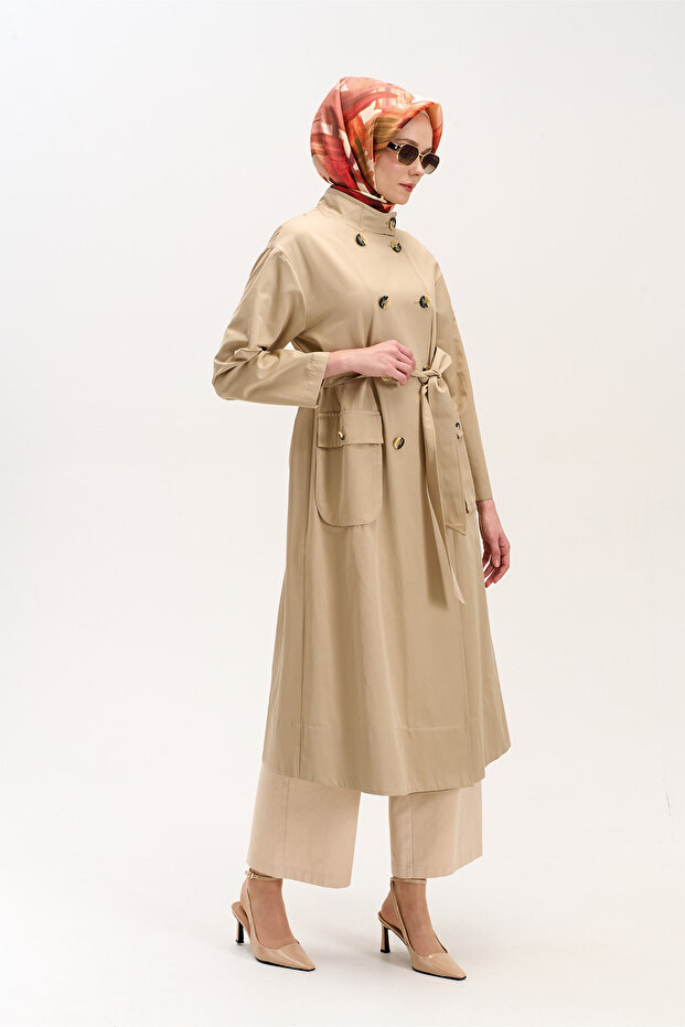 Kuşaklı Kruvaze Kap - 2