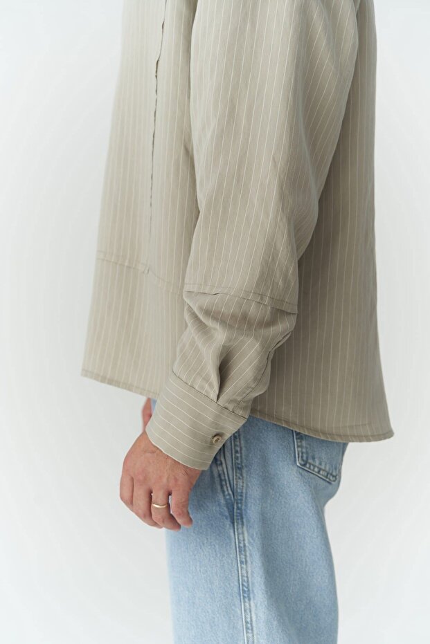 Dylan Soft Haki Erkek Gömlek - 6