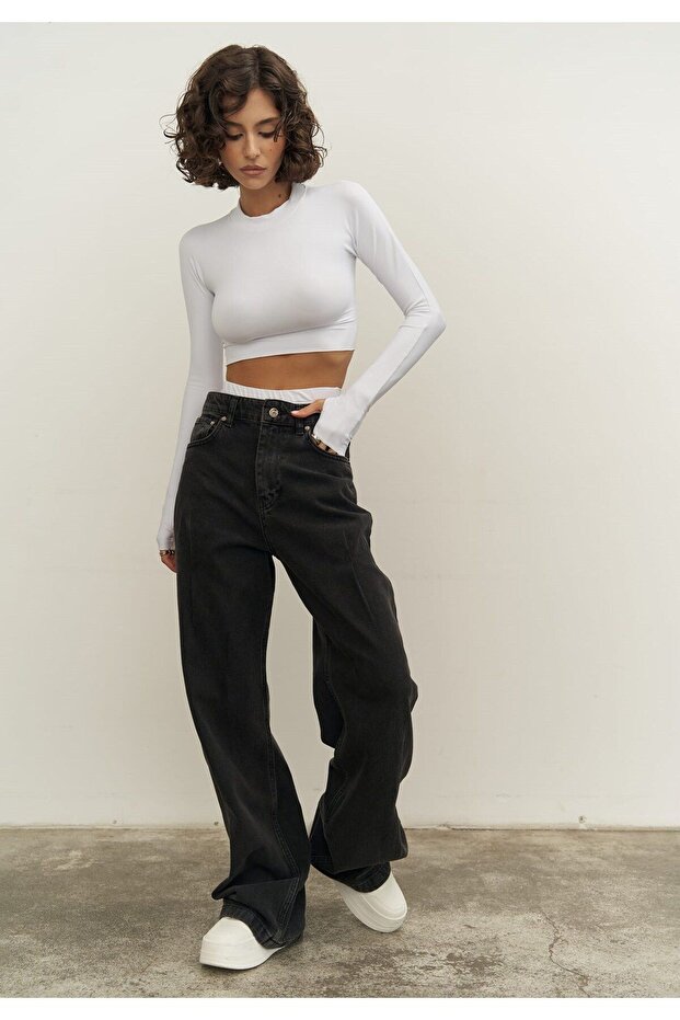 Biance Beyaz Crop - 3