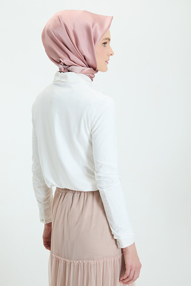 Çizgili Penye Bluz - 6