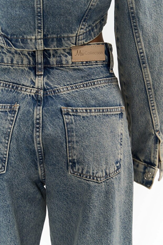 Marla Dirty Green Basic Jeans - 6