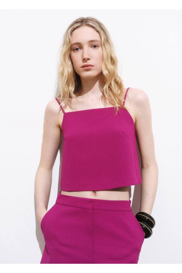 Orta belli düz kesim şort - 7