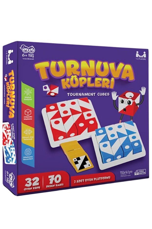 Turnuva Küpleri Görsel Beceri Zeka Küpleri ( Smart Qbitz Turnuva Oyunu ) - 1