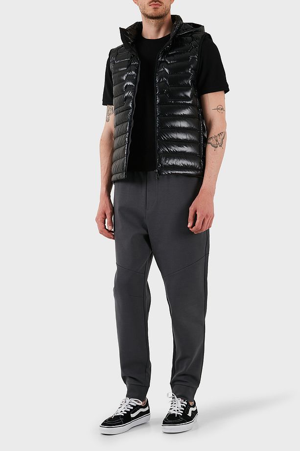 Su İtici Regular Fit Kuş Tüyü Dolgulu Çıkarılabilir Kapüşonlu Şişme Yelek Erkek YELEK 50529691 - 2