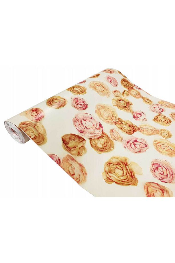 276-3211 Gül Desen Dekoratif Kendinden Yapışkanlı Folyo ( 45 cm x 2 mt ) - 1
