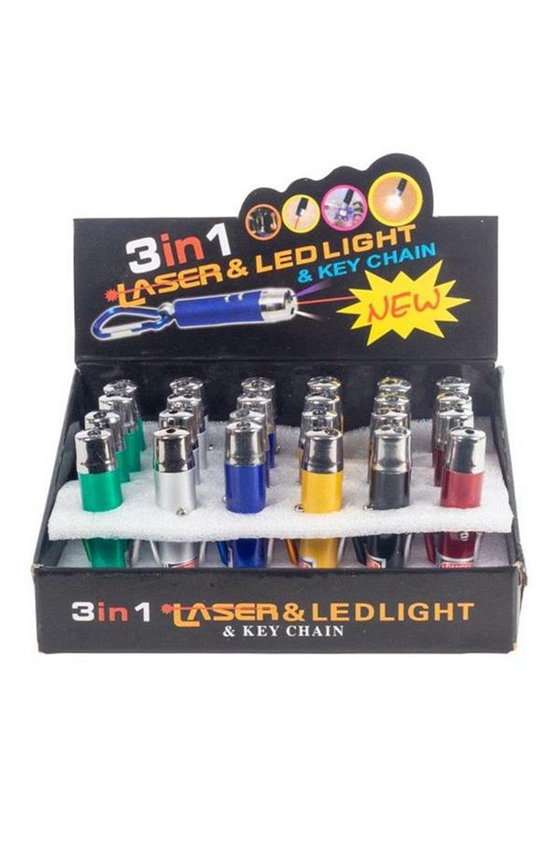 3in1 Kırmızı Laser Point Ve El Feneri - 2