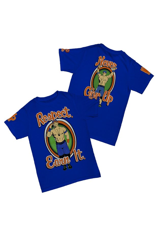 John Cena Uc Me Never Give up Printed Cotton T-Shirt