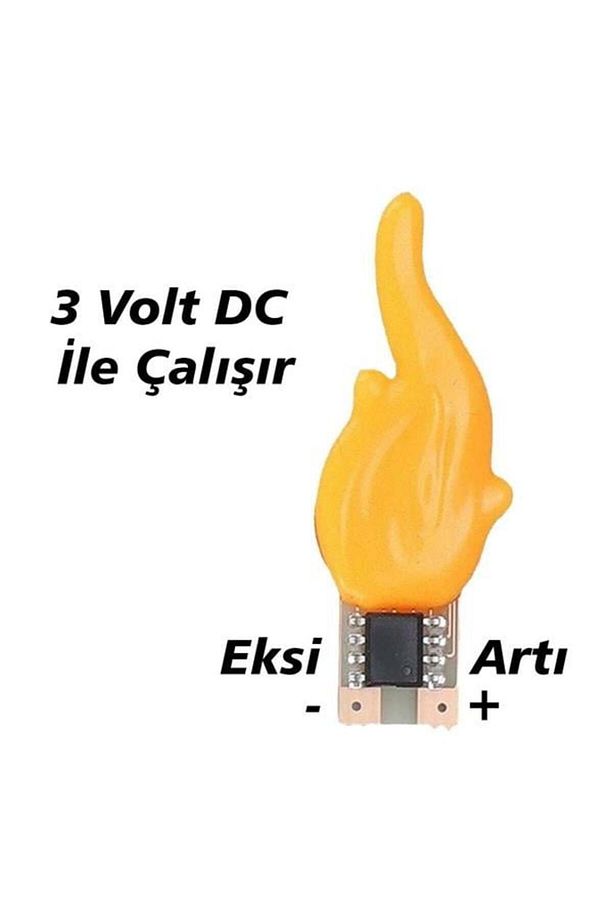 Pm-17939 3volt Cob Led Flaş Mum - 2
