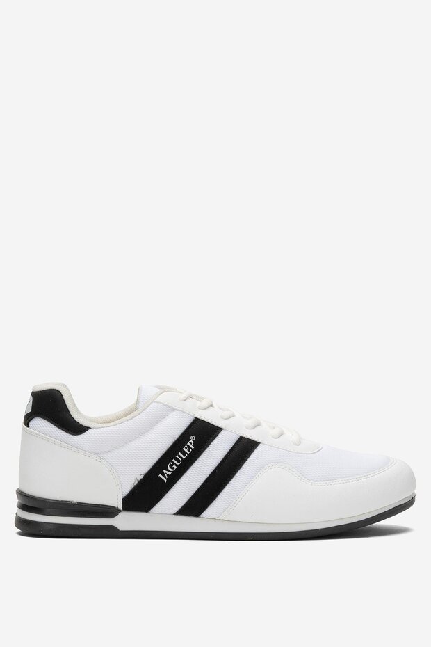 Unisex Airfile Thin Sole Sports Shoes White - Black